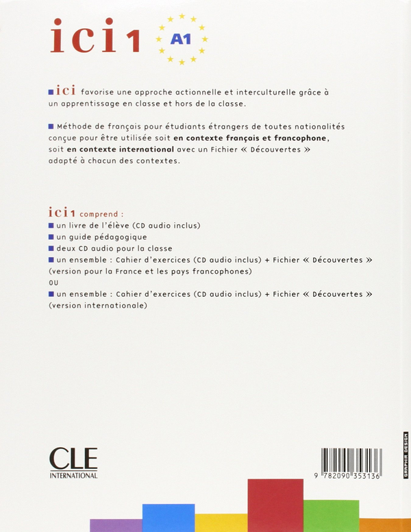 Паперова книга «Ici 1 - A1. Méthode de français: (+ CD)» - фото №1