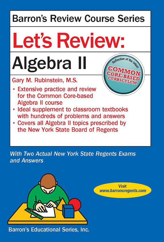 Бумажная книга «Let's Review Algebra II», автор Гари М. Рубенштейн - фото №1
