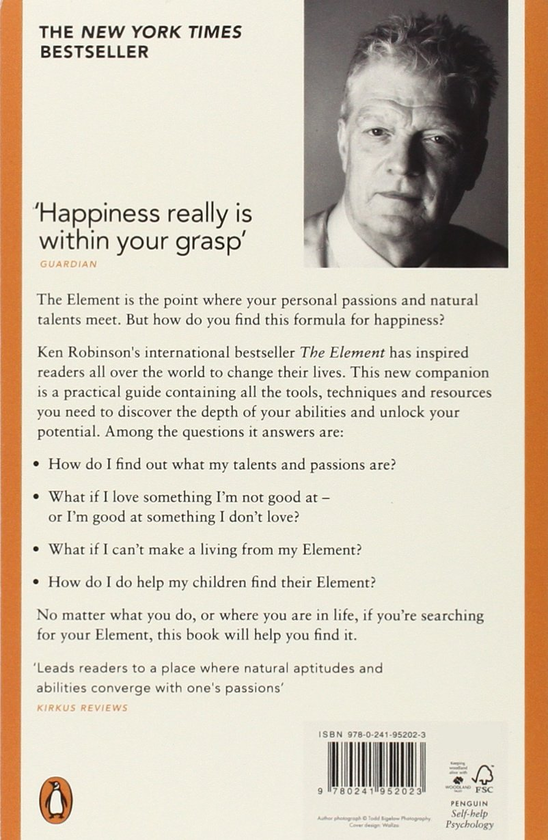 Паперова книга «Finding Your Element. How to Discover Your Talents and Passions and Transform Your Life», авторів Кен Робінсон, Лу Ароніка - фото №1