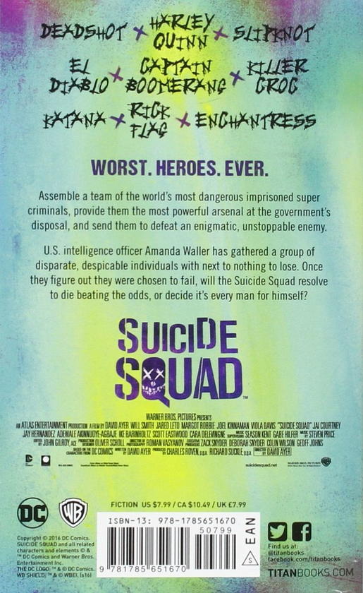 Бумажная книга «Suicide Squad. The Official Movie Novelization», автор Марв Вульфман - фото №1