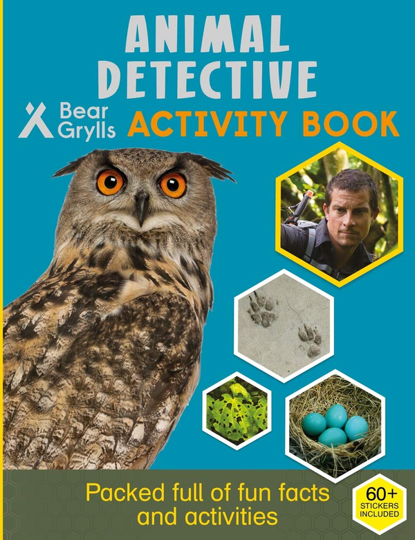 Бумажная книга «Bear Grylls Sticker Activity: Animal Detective», автор Беар Гриллс - фото №1