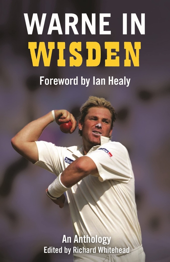 Паперова книга «Warne in Wisden», автор Річард Вайтхед - фото №1