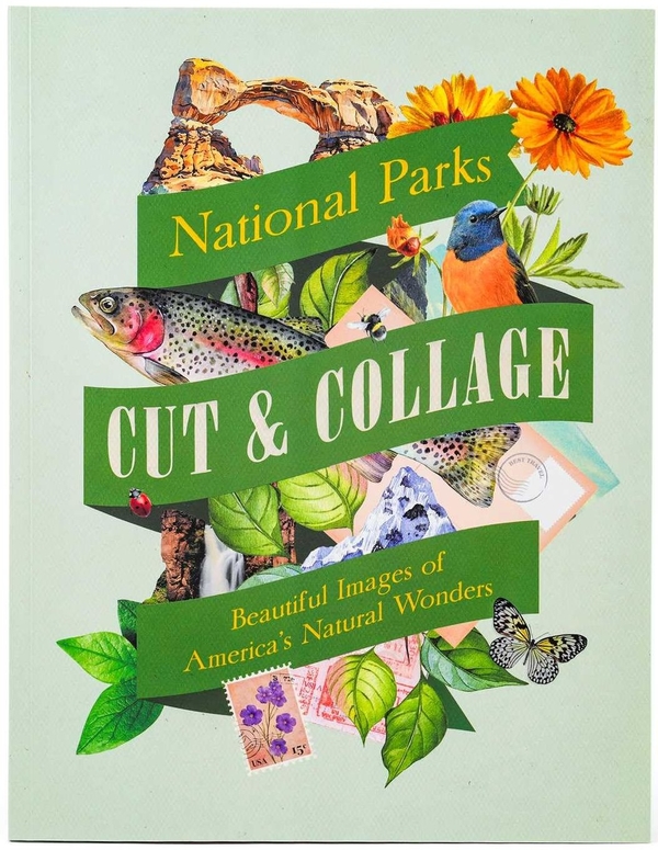 Бумажная книга «Cut & Collage National Parks: Beautiful Images of America's Natural Wonders», автор Earth Aware Editions - фото №1