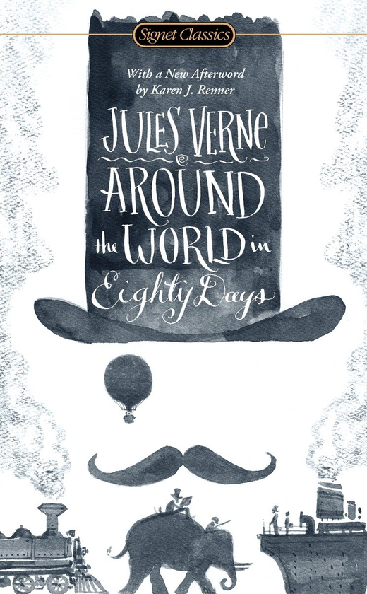 Бумажная книга «Around the World in Eighty Days», автор Жюль Верн - фото №1