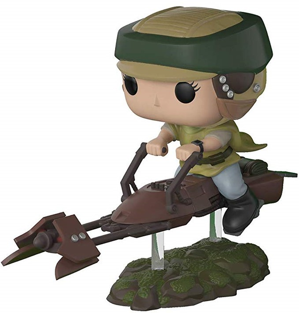  «Колекційна фігурка Funko Pop! Pop Movies Star Wars Лея на Гравіциклі (FK23253)», brand Funko Pop / Funko Pop /  - фото №1