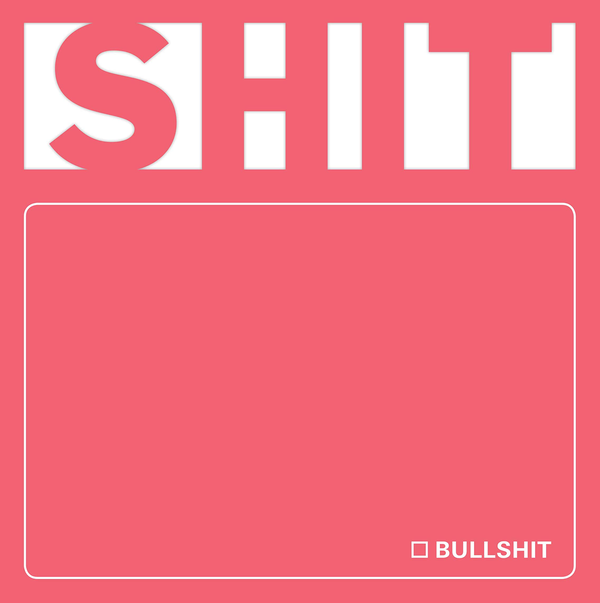 Бумажная книга «Shit Diecut Sticky Notes» - фото №1