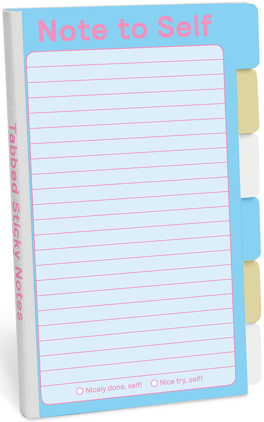 Паперова книга «Note to Self Tabbed Sticky Notes» - фото №1
