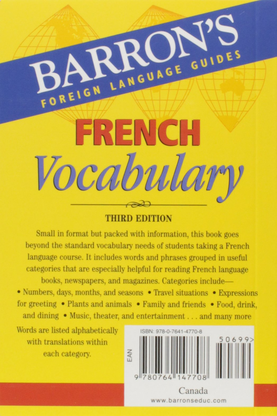 Бумажная книга «French Vocabulary», автор Кристофер Кендрис - фото №1