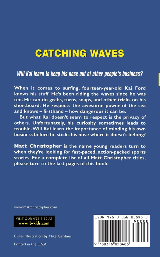 Бумажная книга «Catching Waves», автор Мэтт Кристофер - фото №1