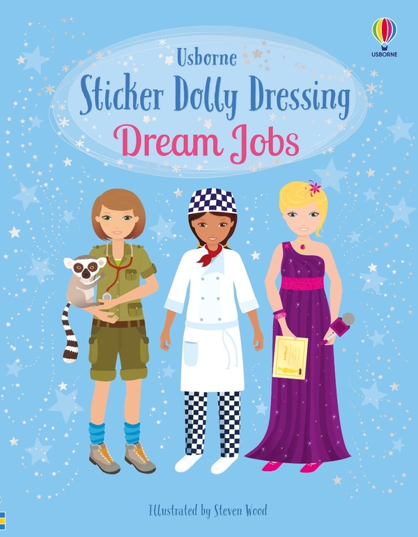 Бумажная книга «Sticker Dolly Dressing Dream Jobs», автор Эмили Боун - фото №1