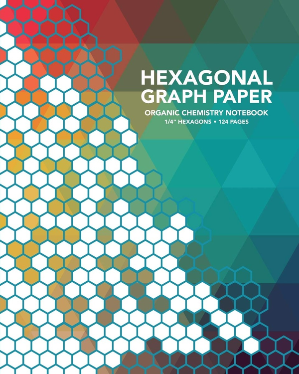 Паперова книга «Hexagonal Graph Paper» - фото №1