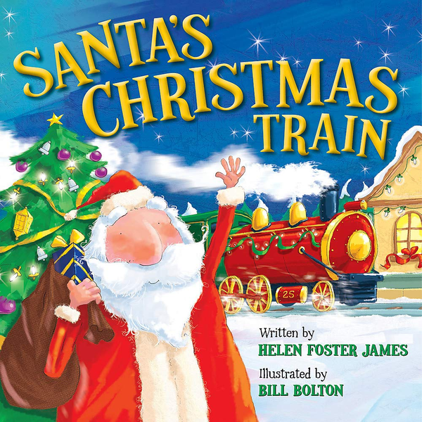Паперова книга «Santa's Christmas Train», автор Хелен Фостер Джеймс - фото №1