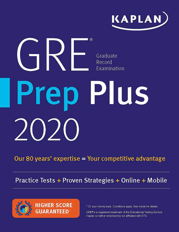 Паперова книга «GRE Prep Plus 2020 : 6 Practice Tests + Proven Strategies + Online + Video + Mobile» - фото №1