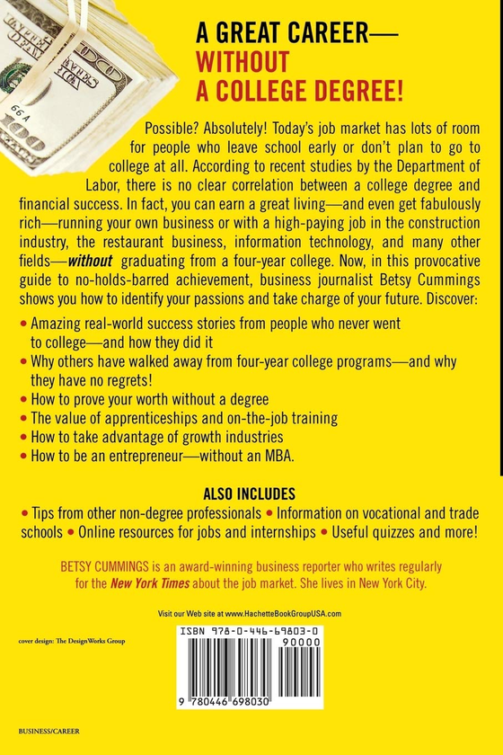 Бумажная книга «Real World Careers. Why College Is Not the Only Path To Becoming Rich», автор Бетси Каммингс - фото №1
