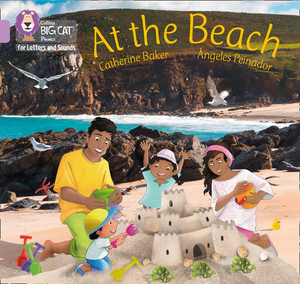 Бумажная книга «At the Beach: Band 00/Lilac» - фото №1