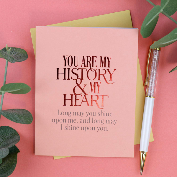 Бумажная книга «Elizabeth Gilbert You Are My History and My Heart Card (Pack of 6)», авторов Элизабет Гилберт, Эмили Макдауэлл - фото №1