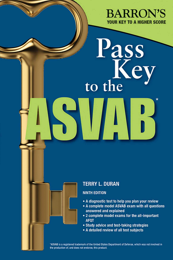 Бумажная книга «Pass Key to the ASVAB», автор Терри Л. Дюран - фото №1