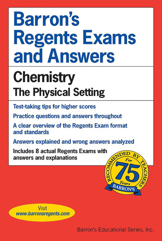 Бумажная книга «Regents Exams and Answers: Chemistry», автор Альберт Тарендаш - фото №1