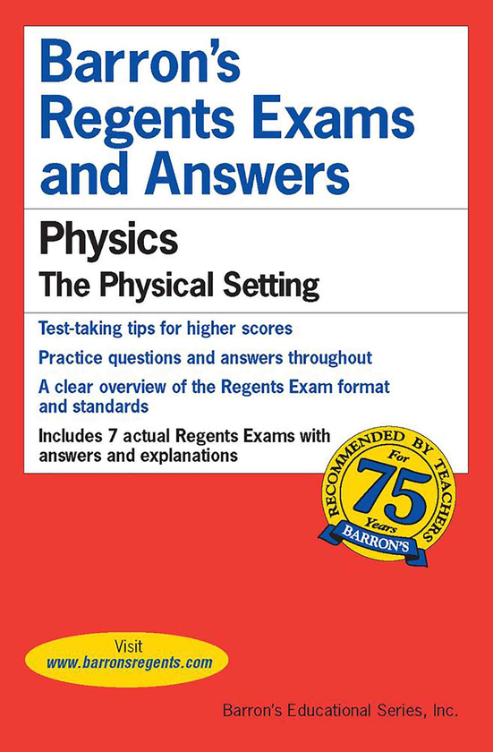 Бумажная книга « Regents Exams and Answers: Physics», автор Мириам Лазар - фото №1