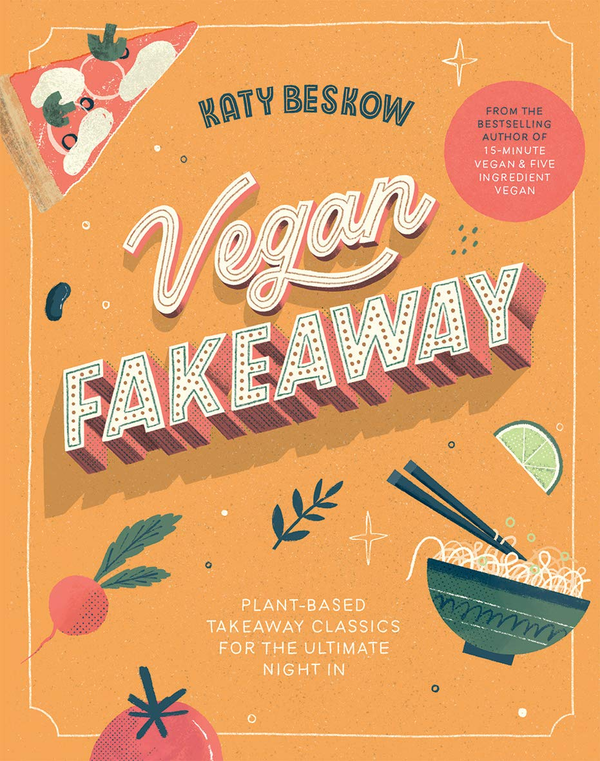 Паперова книга «Vegan Fakeaway», автор Кеті Бєсков - фото №1