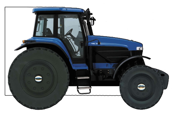 Бумажная книга «Tractor» - фото №1