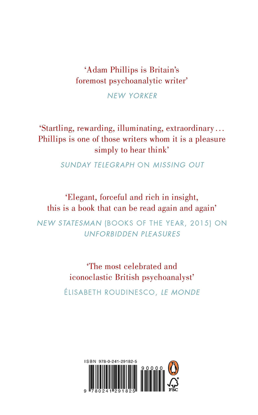 Паперова книга «In Writing», автор Адам Філліпс - фото №1