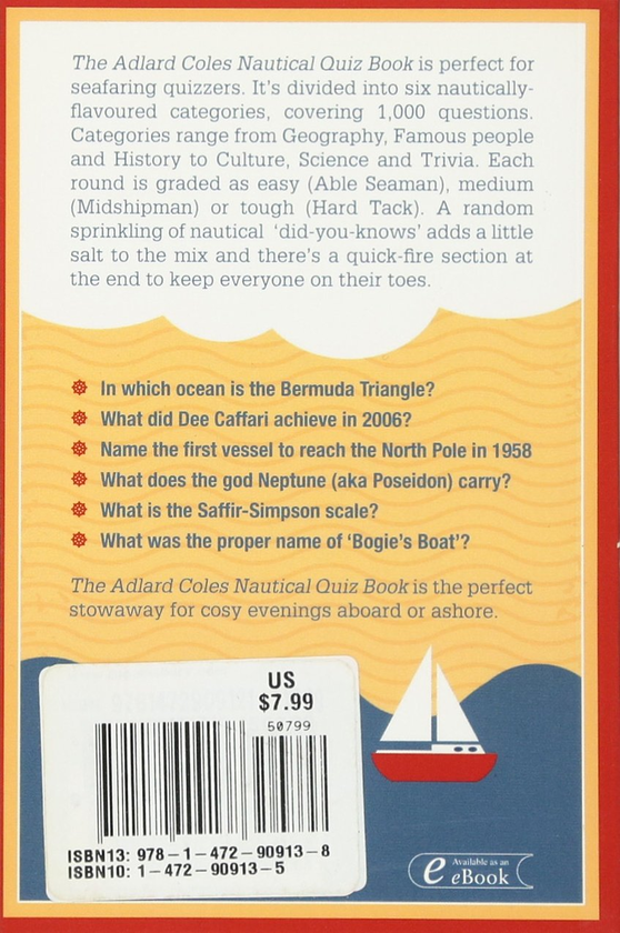 Бумажная книга «The Adlard Coles Nautical Quiz Book: With 1,000 questions», автор Ник Комптон - фото №1