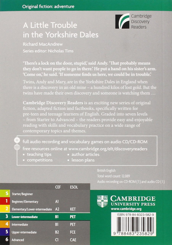 [object Object] «A Little Trouble in the Yorkshire Dales Level 3 Lower-intermediate Book», автор Річард Макендрю - фото №2 - мініатюра