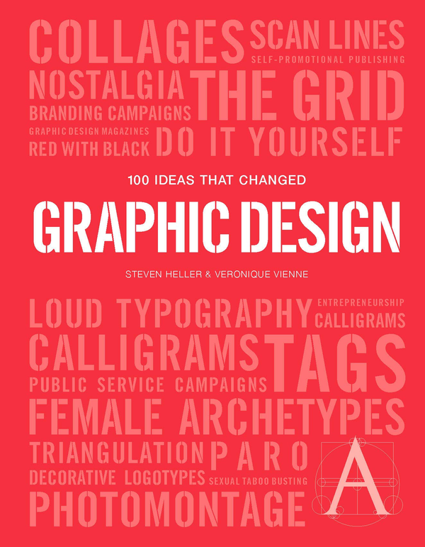 Паперова книга «100 Ideas that Changed Graphic Design», автор Стівен Хеллер - фото №1