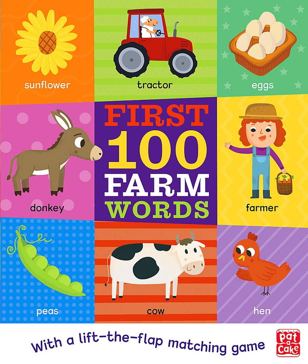 Паперова книга «First 100 Farm Words» - фото №1