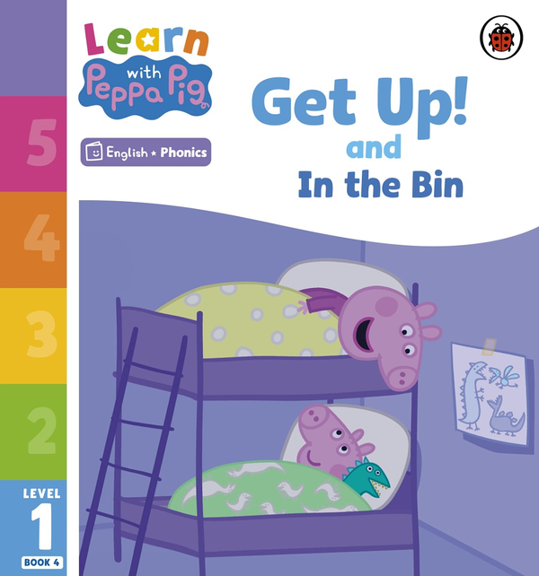 [object Object] «Learn with Peppa Phonics Level 1 Book 4. Get Up! and In the Bin» - фото №1