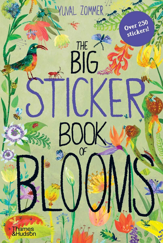 [object Object] «The Big Sticker Book of Blooms», автор Юваль Зоммер - фото №1