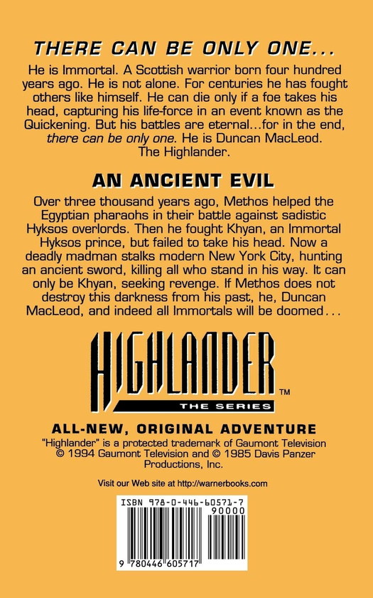 Бумажная книга «Highlander. The Captive Soul», автор Джозефа Шерман - фото №1