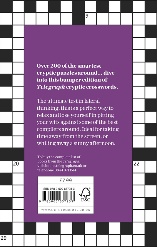 Бумажная книга «The Telegraph Big Book of Cryptic Crosswords 8» - фото №1