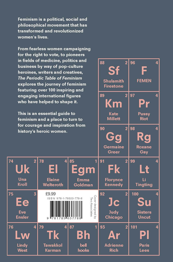 Паперова книга «The Periodic Table of Feminism», автор Маріса Бейт - фото №1