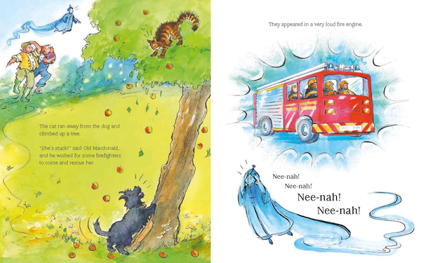Бумажная книга «The Teeny Weeny Genie», автор Джулия Дональдсон - фото №1