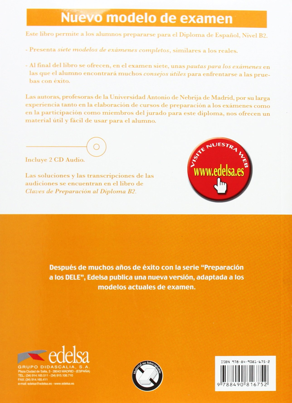 Бумажная книга «Preparacion DELE. Libro + CD - B2», автор П. Алзугарай - фото №1
