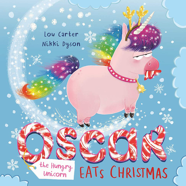 Бумажная книга «Oscar the Hungry Unicorn Eats Christmas», автор Лу Картер - фото №1