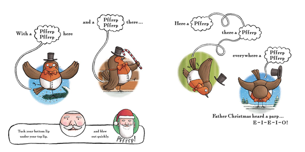 Бумажная книга «Father Christmas Heard a Parp», автор Олаф Фалафел - фото №1