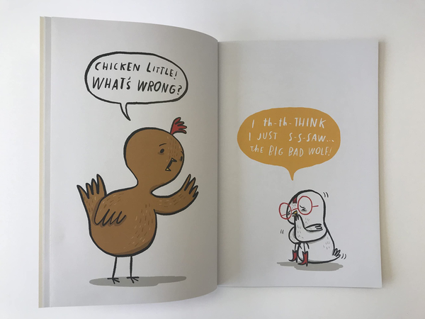 Паперова книга «Chicken Little and the Big Bad Wolf», автор Сем Веделіч - фото №1