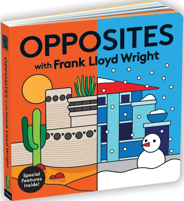 Бумажная книга «Opposites with Frank Lloyd Wright» - фото №1