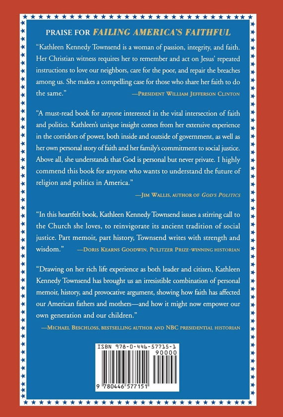 Бумажная книга «Failing America's Faithful. How Today's Churches Are Mixing God with Politics and Losing Their Way», автор Кэтлин Кеннеди Таунсенд - фото №1
