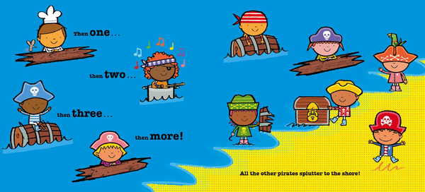 Бумажная книга «Ten Little Pirates», автор Майк Браунлоу - фото №1