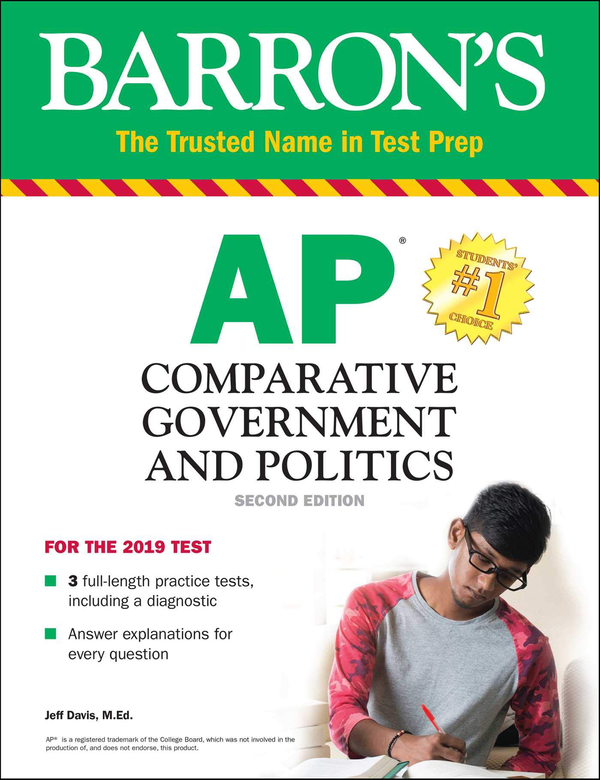 Бумажная книга « Barron's AP Comparative Government and Politics», автор Джефф Дэвис - фото №1