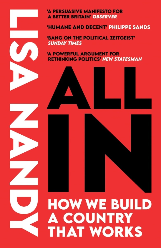 Бумажная книга «All In. The must-read manifesto for the future of Britain», автор Лиза Нэнди - фото №1
