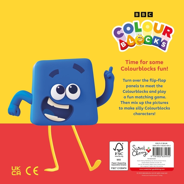 Паперова книга «Colourblocks Flip, Flap, Match!» - фото №1