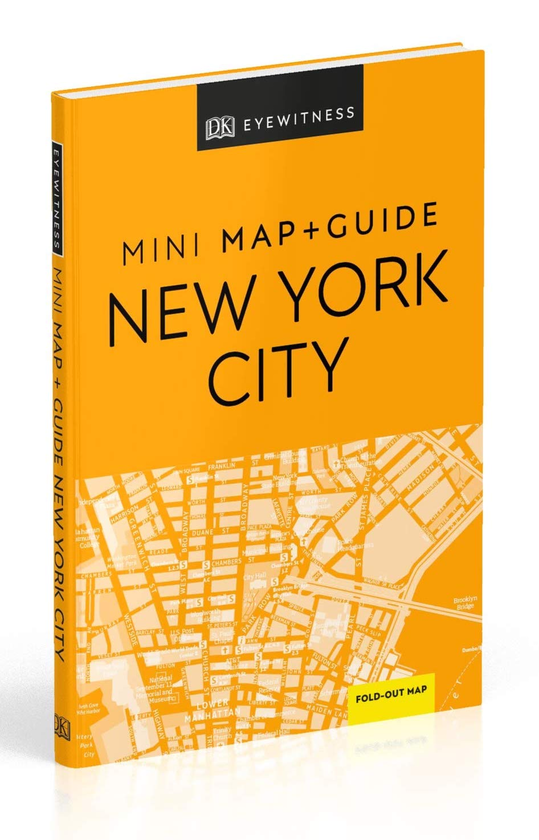 Бумажная книга «New York City Mini Map and Guide» - фото №1