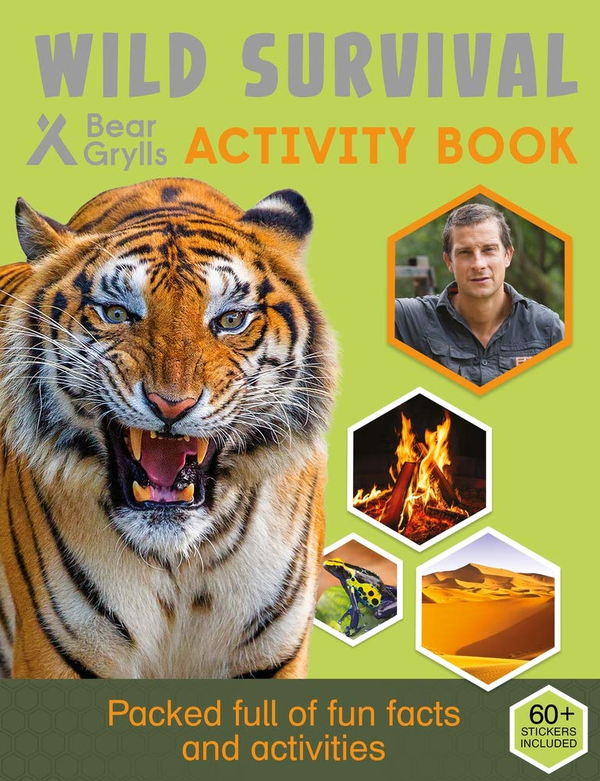 Бумажная книга «Bear Grylls Sticker Activity: Wild Survival», автор Беар Гриллс - фото №1