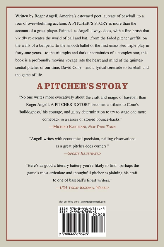 Бумажная книга «A Pitcher's Story. Innings with David Cone», автор Роджер Энджелл - фото №1