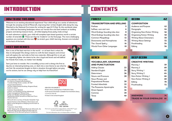 [object Object] «Minecraft English Ages 8-9: Official Workbook» - фото №2 - мініатюра